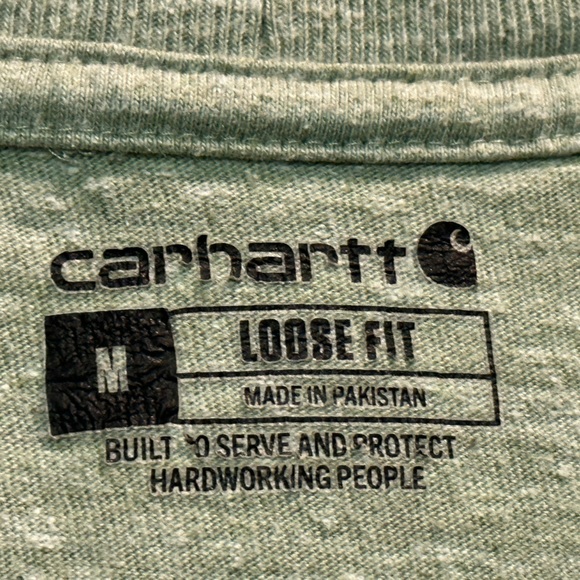 Carhartt Men’s T-Shirt, Green, Medium - Picture 4 of 4
